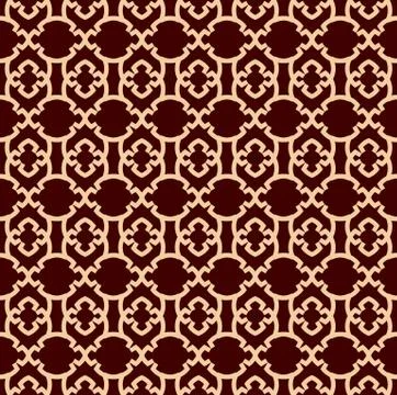 Seamless geometric line pattern. Contemporary graphic design. Endless linear  库存插图
