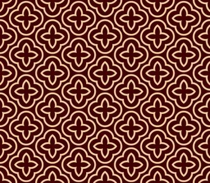 Seamless geometric line pattern. Contemporary graphic design. Endless linear  Illustrazione stock