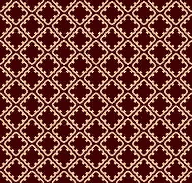 Seamless geometric line pattern. Contemporary graphic design. Endless linear  Stock Illustration