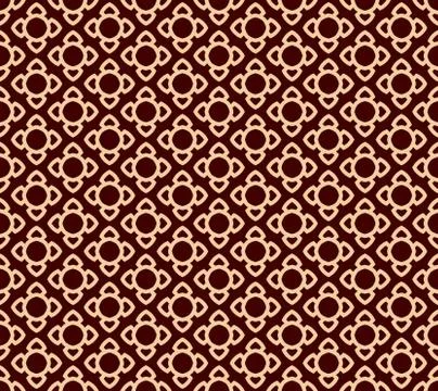 Seamless geometric line pattern. Contemporary graphic design. Endless linear  스톡 일러스트