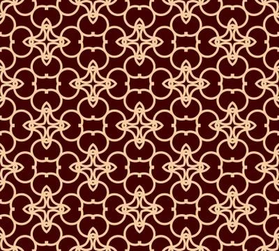 Seamless geometric line pattern. Contemporary graphic design. Endless linear  Stock Illustration
