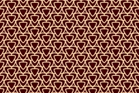 Seamless geometric line pattern. Contemporary graphic design. Endless linear Stock Illustration