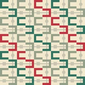 Seamless geometric line pattern Stock Illustration