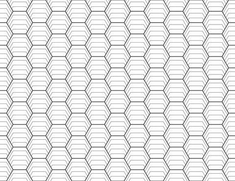 Seamless geometric linear pattern creates a hexagon. An ornament for texture, 스톡 일러스트