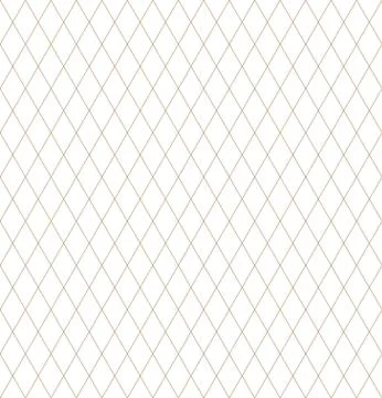 Seamless geometric linear pattern in golden and white. Stock Illustration