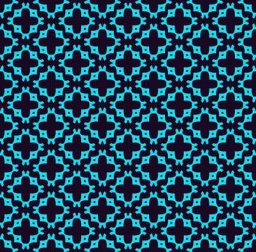 Seamless geometric lines ornament pattern, linear pattern with thin elegant b Stock Illustration