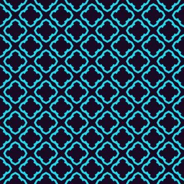 Seamless geometric lines ornament pattern, linear pattern with thin elegant b Stock Illustration