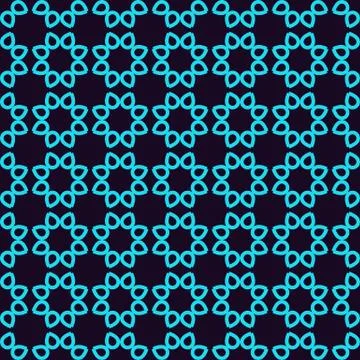 Seamless geometric lines ornament pattern, linear pattern with thin elegant b Illustrazione stock