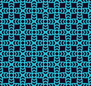 Seamless geometric lines ornament pattern, linear pattern with thin elegant b Stockillustratie