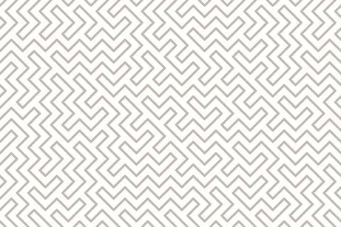 Seamless Geometric Maze Pattern in Neutral Tones, vector illustration Stock Illustration