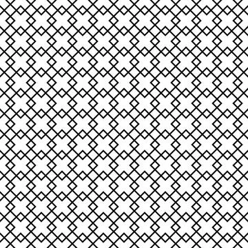 Seamless Geometric Mesh Pattern Vector Chain Link Fence Lattice Stock Illustration