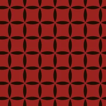 Seamless geometric mold texture pattern vector for decoration. Red design Stock Illustration