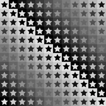 Seamless geometric monochrome pattern. Print or background with black, grey,  Stock Illustration