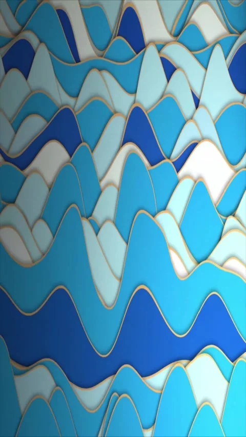 Seamless geometric mosaic pattern looping animation Stock Footage 339778446
