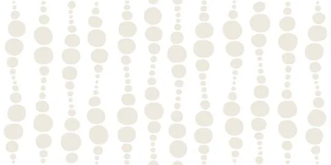 Seamless geometric neutral beige pattern with bubbles Stock Illustration