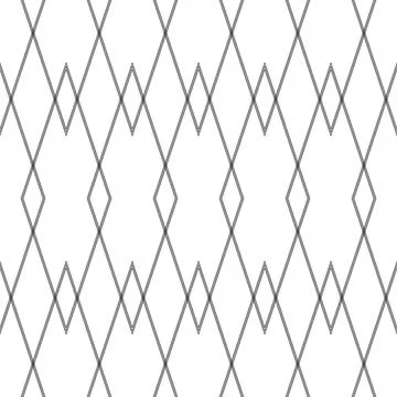 Seamless geometric ornament of thin black lines forming rhombuses on a tran.. Stock Illustration