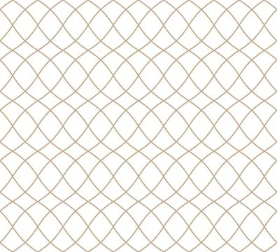 Seamless geometric ornament vector pattern. Elegant oriental luxury gold Stock Illustration