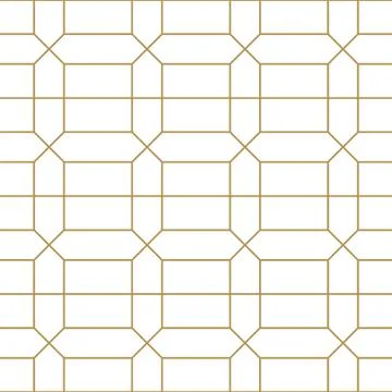 Seamless geometric ornamental minimalistic pattern. White oriental luxury Stockillustratie