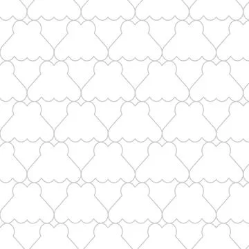 Seamless geometric ornamental pattern with abstract decorative floral shapes 스톡 일러스트
