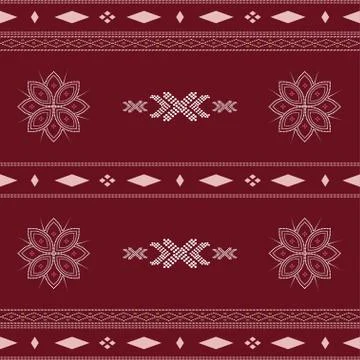 Seamless geometric ornamental pattern background. Abstract background  Stock Illustration