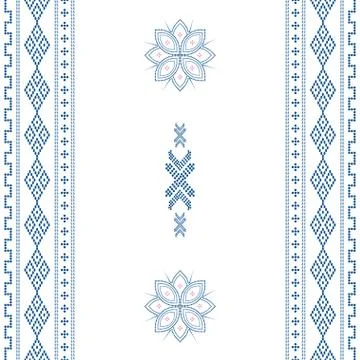 Seamless geometric ornamental pattern background. Abstract background Stock Illustration