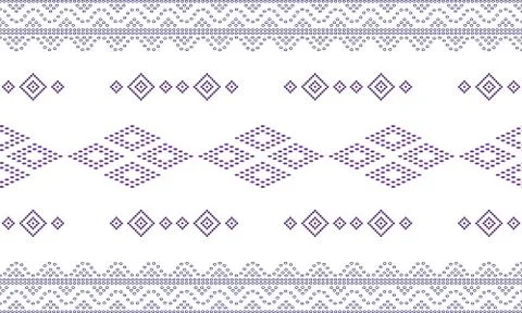 Seamless geometric ornamental pattern background. seamless traditional Stock Illustration