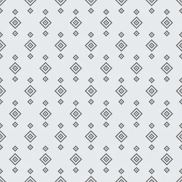 Seamless geometric ornamental pattern for design fabric Stock Illustration