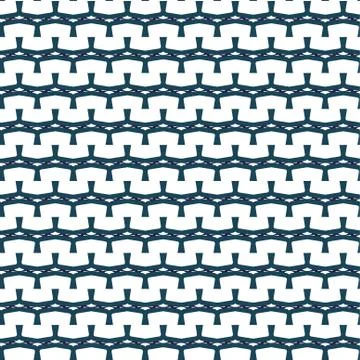 Seamless geometric ornamental vector pattern Stock Illustration