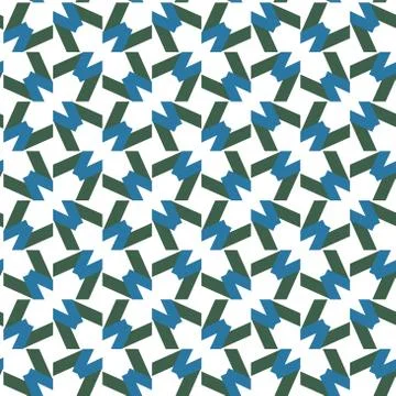 Seamless geometric ornamental vector pattern Stock-Illustration