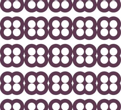 Seamless geometric ornamental vector pattern Illustrazione stock
