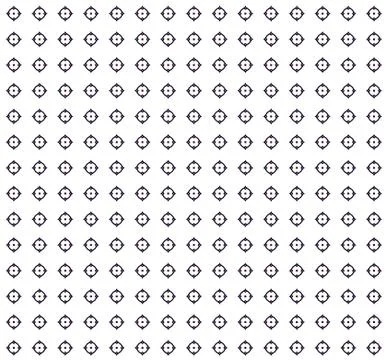 Seamless geometric ornamental vector pattern Stock Illustration