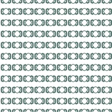 Seamless geometric ornamental vector pattern Stock Illustration