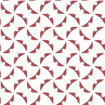 Seamless geometric ornamental vector pattern Stock Illustration