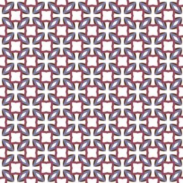 Seamless geometric ornamental vector pattern Stock-Illustration