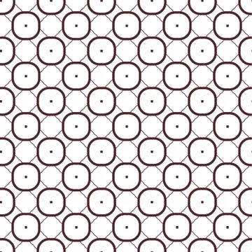 Seamless geometric ornamental vector pattern Illustrazione stock