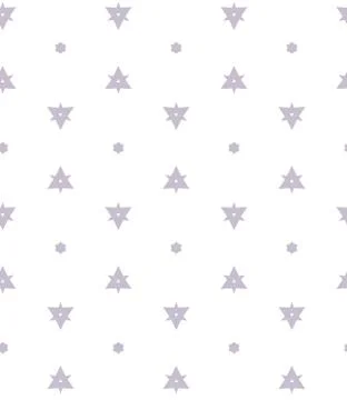 Seamless geometric ornamental vector pattern Stock Illustration