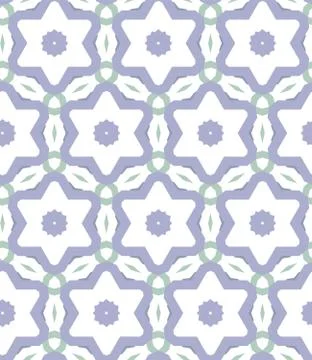 Seamless geometric ornamental vector pattern. Abstract background Stock Illustration