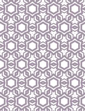 Seamless geometric ornamental vector pattern. Abstract background Stock Illustration
