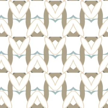 Seamless geometric ornamental vector pattern. Abstract background Stock Illustration