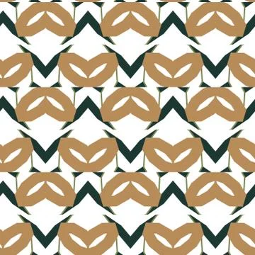 Seamless geometric ornamental vector pattern. Abstract background Stock Illustration