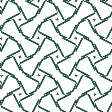 Seamless geometric ornamental vector pattern. Abstract background Stock Illustration