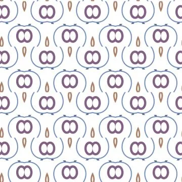 Seamless geometric ornamental vector pattern. Abstract background Illustrazione stock