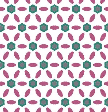 Seamless geometric ornamental vector pattern. Abstract background Stock Illustration
