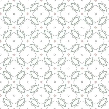 Seamless geometric ornamental vector pattern. Abstract background Stock Illustration