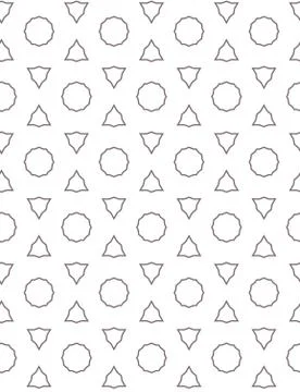 Seamless geometric ornamental vector pattern. Abstract background Illustrazione stock