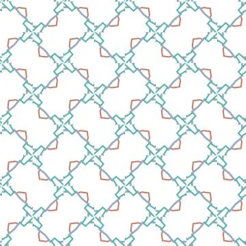 Seamless geometric ornamental vector pattern. Abstract background Illustrazione stock