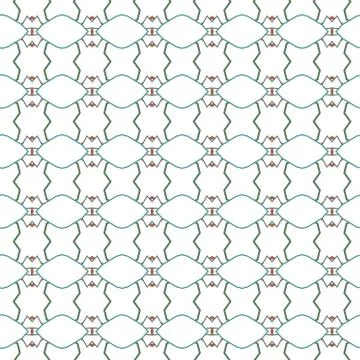 Seamless geometric ornamental vector pattern. Abstract background Stock Illustration