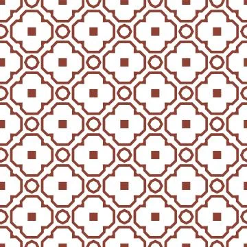 Seamless geometric ornamental vector pattern. Abstract background イラスト素材