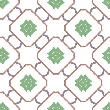 Seamless geometric ornamental vector pattern. Abstract background Illustrazione stock