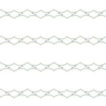 Seamless geometric ornamental vector pattern. Abstract background Stock Illustration